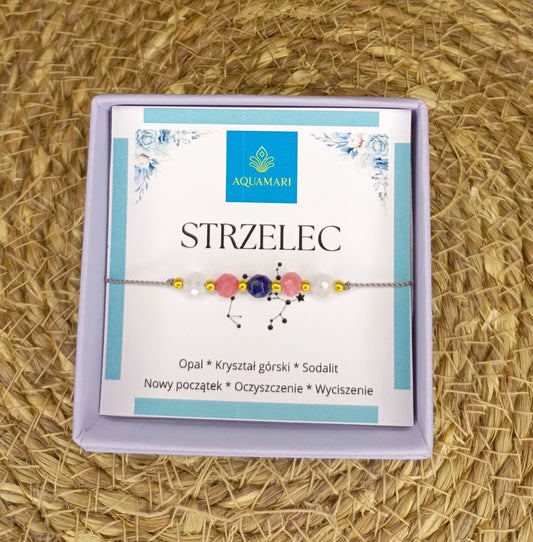 Bransoletka Zodiakalna STRZELEC